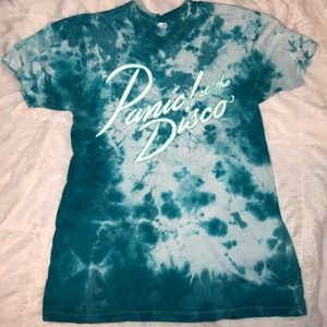 Panic At The Disco Blue Tie Dye Shirt
